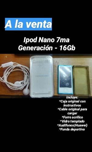 iPod Nano 7ma Generación - 16 Gb