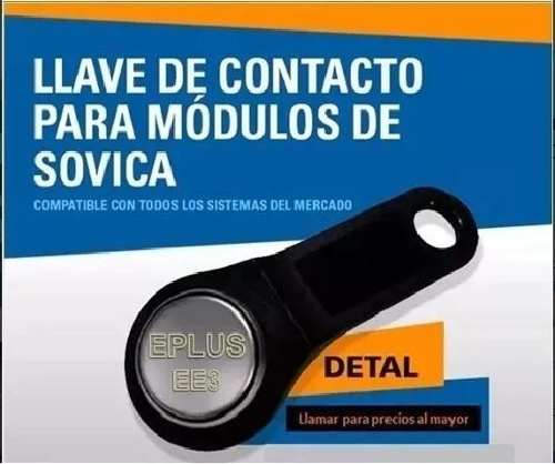 2 Llave De Contacto Magnetica Eplus Compatible Con Sovica