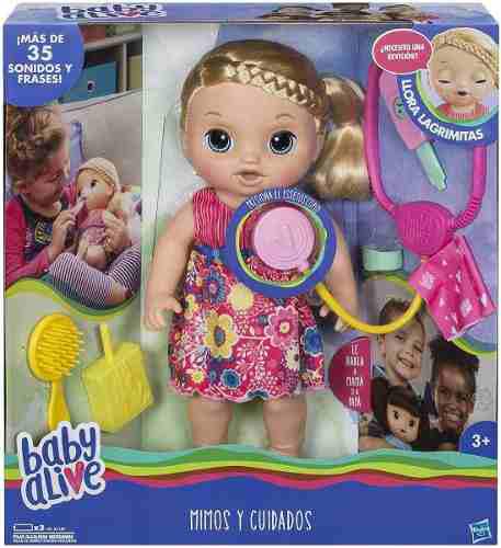 Baby Alive Mimos Y Cuidados Llora De Verdad