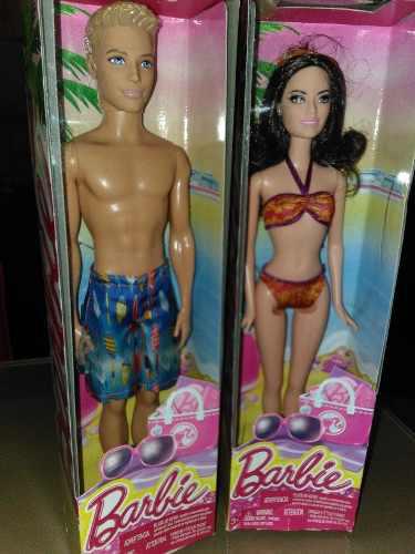 Barbie Y Ken Hermosos Muñecos Originales