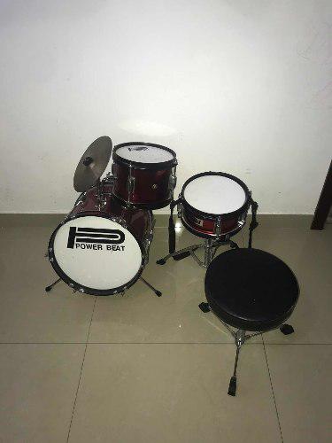 Bateria Acustica Para Niños Power Beat