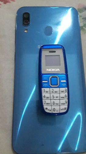 Celular Nokia M200 Miniatura, Doble Sim, Azul, Negro, Rojo