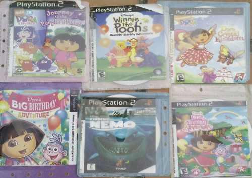 Combo De 6 Juegos Infantiles Para Ps2 Chipeados.