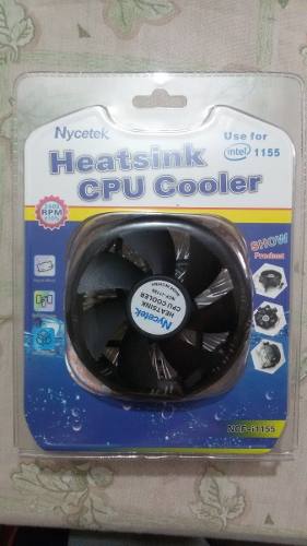 Fan Cooler Socket  Procesador Lga I3 I5 I7