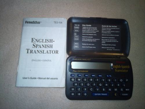 Franklin Tes 106 Español/inglés Traductor (18$)