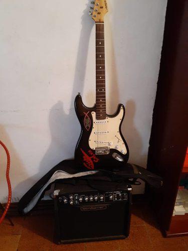 Guitarra Eléctrica Aria Con Amplificador Stg-series