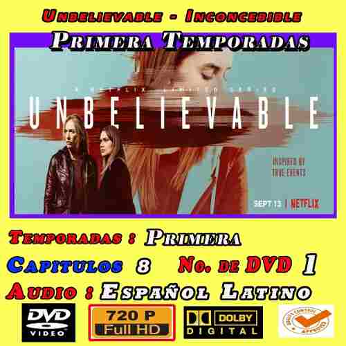 Inconcebible - Unbelievable Temporada 1 Hd 720p Latino Dual