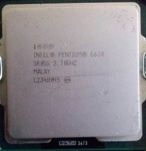 Intel Pentium G630 Socket  En Perfectas Condiciones.