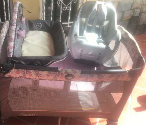 Juego De Coche, Corral, Y Porta Bebe.