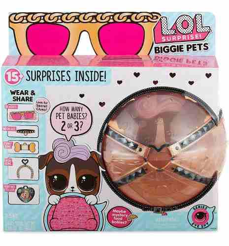 Muñecas Lol Surprise D.j. K9 Biggie Pet Original