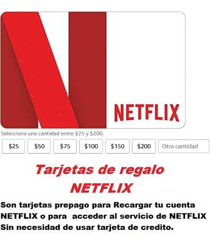 Netflix Servicio De Recarga / Creacion De Cuentas / Gif Card