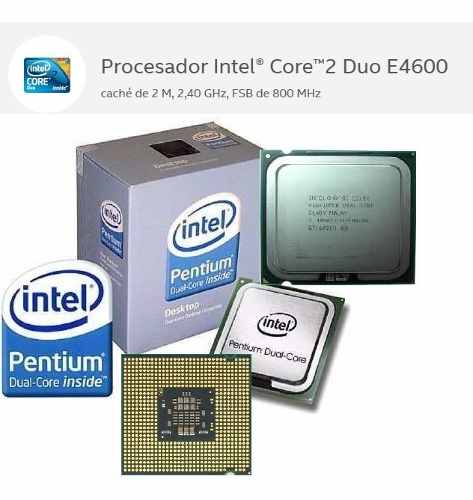 Procesador Intel® Core2 Duo E. Socket  Ghz
