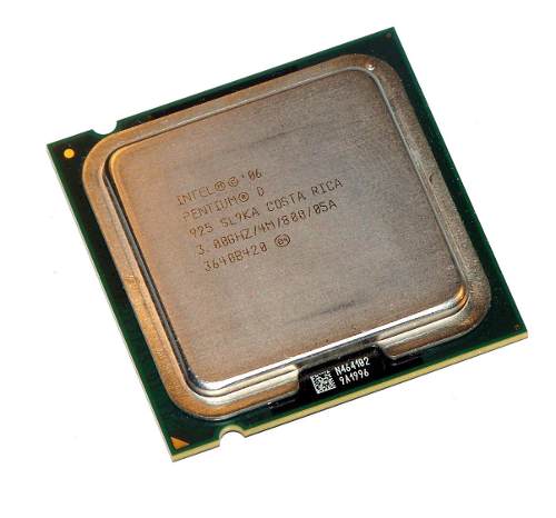 Procesador Intel Pentium D  Ghz, Bus 800mhz 10v