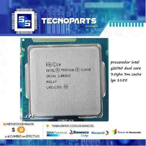 Procesador Intel® Pentium® G Caché De 3m, 3,00 Ghz