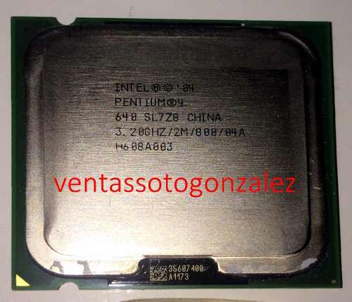 Procesador Pentium ghz Bus 800 Socket 775 Ht