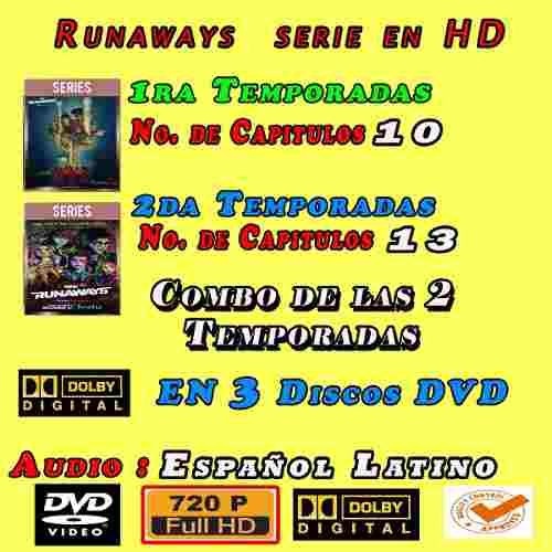 Runaways Temporadas 1ra Y 2da Completa Hd 720p Latino