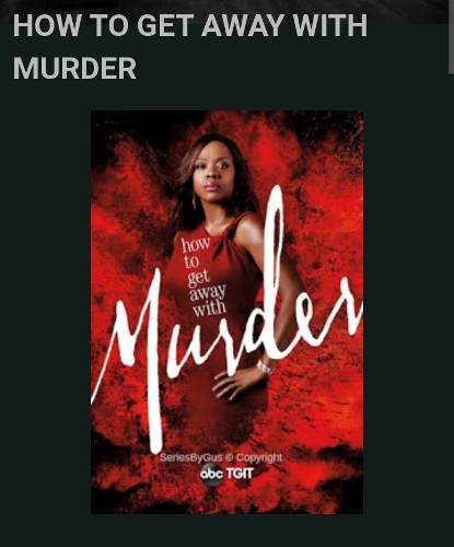 Serie Digital How To Get Away With Murder