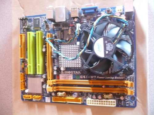 Tarjeta Madre Biostar G41-m75 Y Procesador Pentium Dual Cor