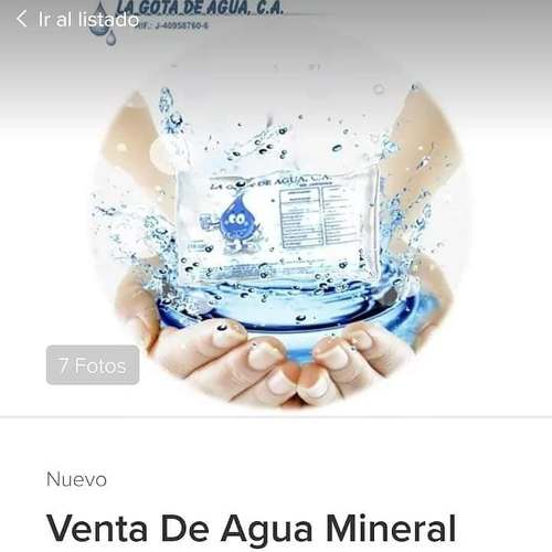 Venta De Agua Mineral 100% Purificada Y Ozonizada