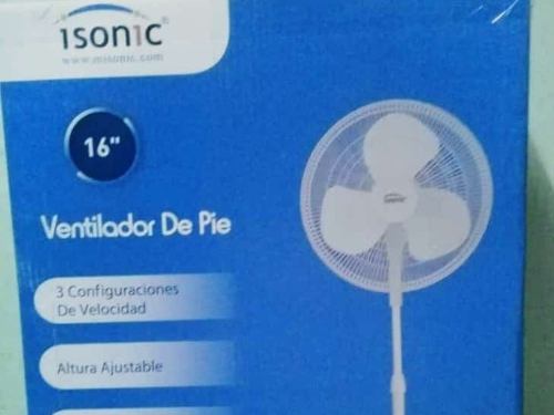 Ventiladores 16 Pulgadas Con Pedestal 3 Velocidad