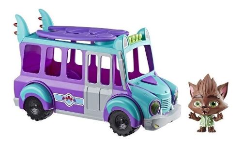Autobus Super Monsters Con Sonido Y Luces Incluye A Lobo