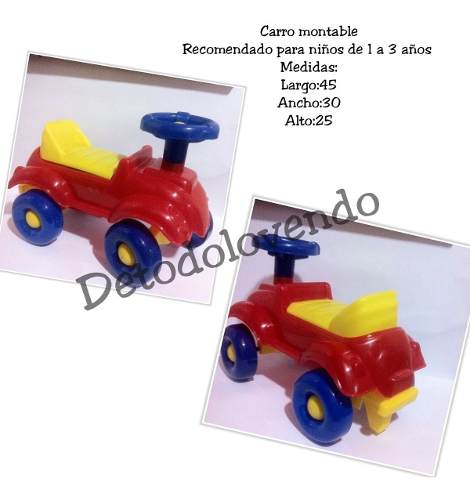 Carrito Montable Niños Y Niñas Juguete