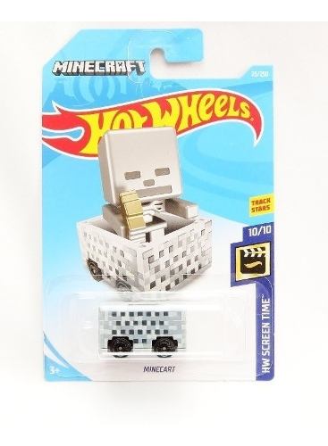 Carro Minecart De Minecraft De Hotwheels Envio Inmediato
