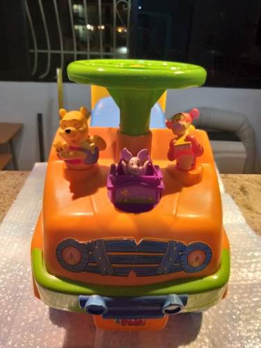 Carro Montable Musical Winnie Pooh Y Amigos