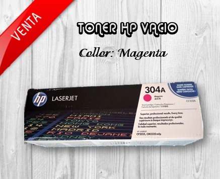 Cartucho De Impresora Toner Hp Vacio Hp Magenta 304a