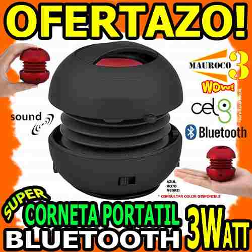 Corneta Portatil Inalambrica Bluetooth Wow