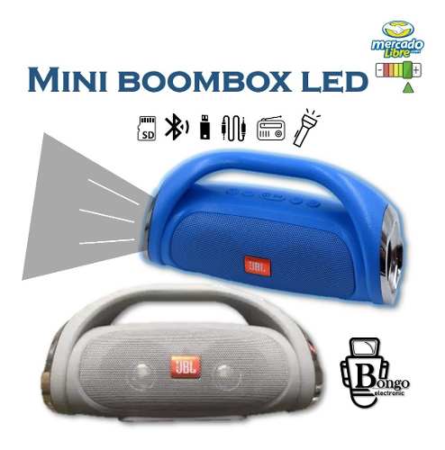 Corneta Portatil Jbl Mini Boombox Con Linterna Led (25 Usd)