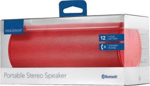 Cornetas Bluetooth Speaker Insignia Nuevas Red,blue, Black