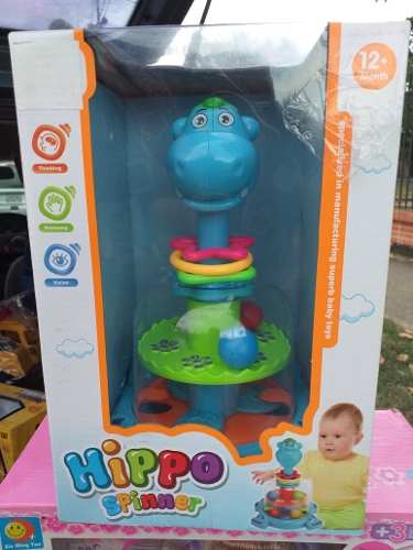 Juguete Infantil Hipopótamo Giratorio.