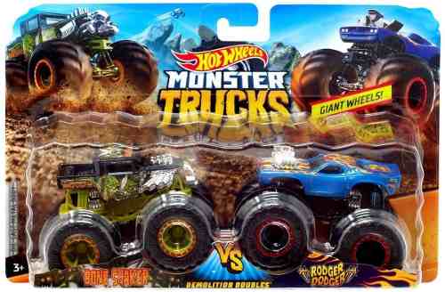 Monster Trucks Hot Wheels Bone Shaker Vs Rodger Oferta Envio