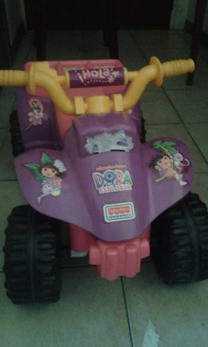 Moto Eléctrica Niña Dora La Exploradora De Fisher Price