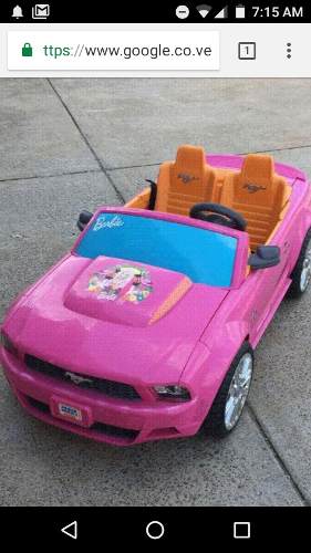 Mustang Barbie Usado En Muy Buen Estado