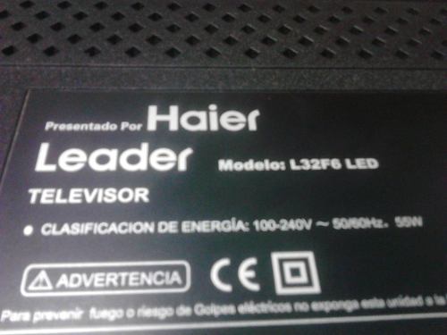 Tarjeta De Poder Audio Y Video Tv Haier 32