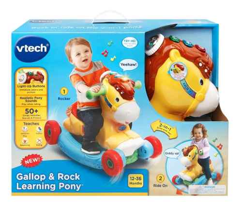 Vtech Gallop Y Rock Learning Pony Montable Caballo Carro Om1