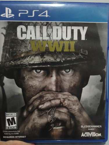 Juego Ps4 Cod Call Of Dut Wwii Casi Nuevo