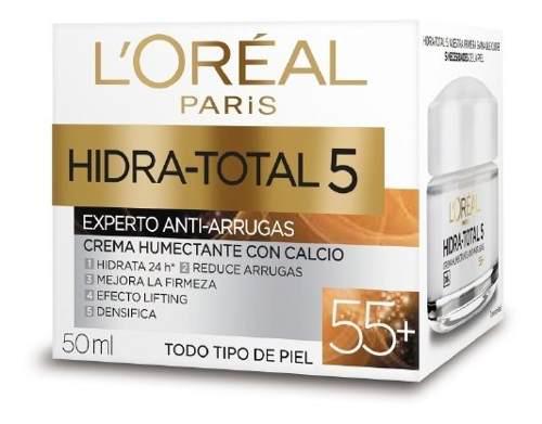 Loreal Hidratotal 5 Crema Humectante Calcio 55+ Antiarrugas