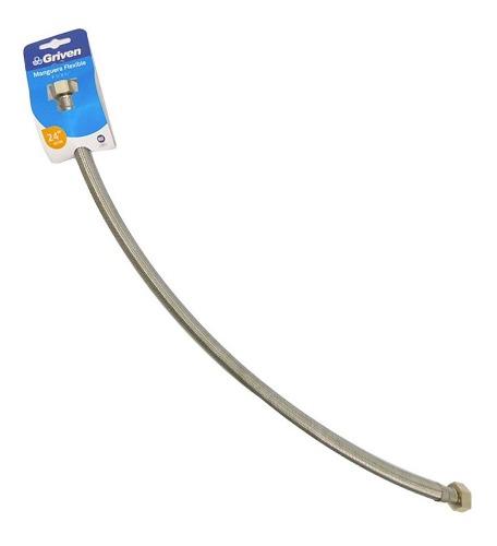 Manguera Flexible 1/2 X 1/2 60cm Para Plomeria 7673 2 Pzs