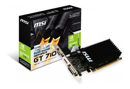 Tarjeta De Video Geforce Gt 710 Nvidia 1g Ddr3