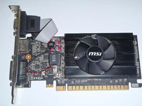 Tarjeta De Video Msi Nvidia Geforce N610gt 2gb Md2gd3/lp