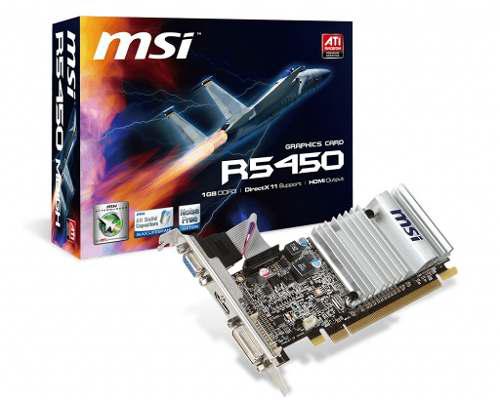 Tarjeta De Video Msi Radeon R5450 Hd 1gb Ddr3