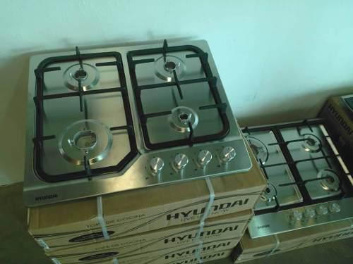 Tope De Cocina Hyundai Acero Inoxidable De Lujo 60cm Nuevo