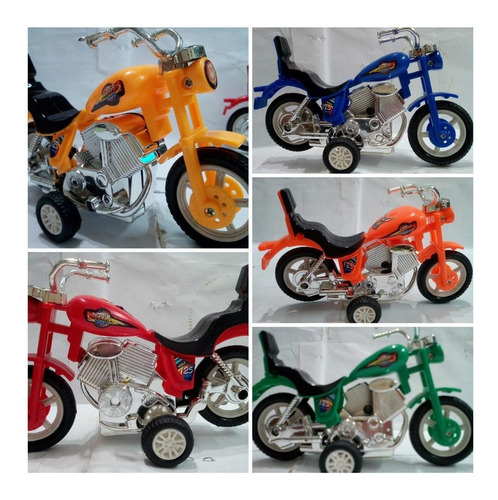 4 Motos Fricción Tipo Harley Davidson Máxima Niño Juguete