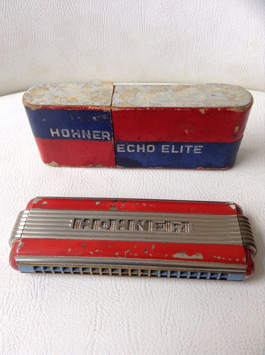 Armonica Hohner Modelo Echo Elite Germany  Vintage