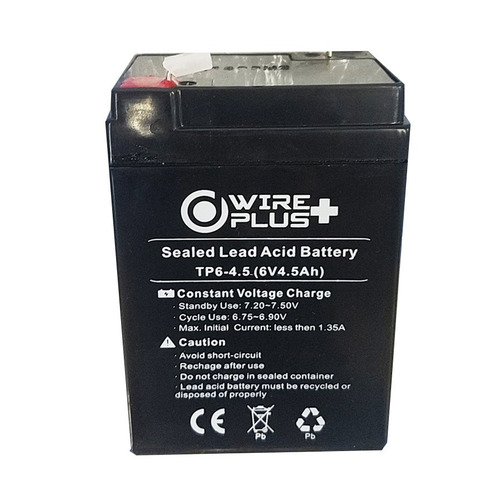 Bateria De 6v 4.5ah Ups Lampara Alarma Cerco Electrico