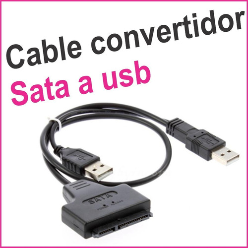 Cable Convertidor De Sata A Usb - Disco Duro Interno Externo