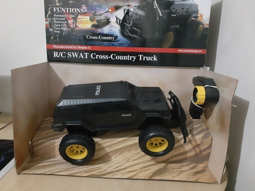 Camioneta Control Remoto Police Swat Cross Country S: 1/14